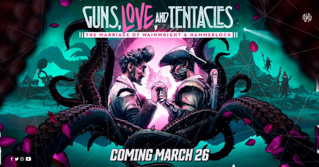 Guns, Love, Tentacles, BOrdenarls, DLC, 26 Marzo, Consola,
