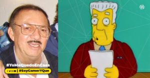 Gonzalo Curiel, Voz, Series, Doblaje de personajes, Los Simpson,