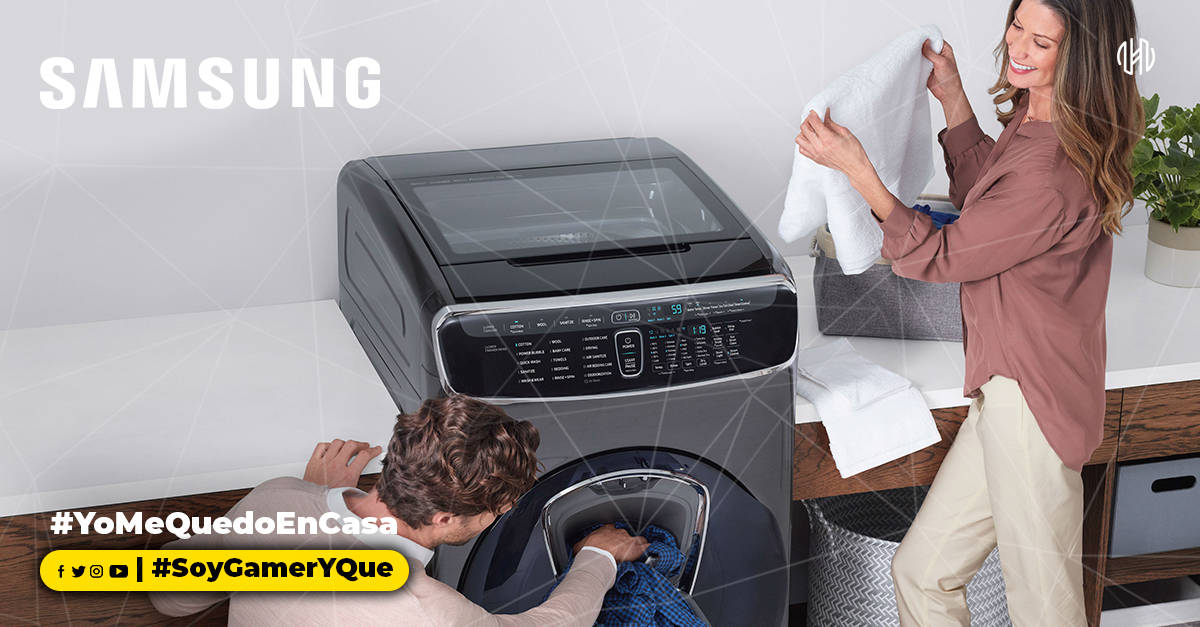 Samsung, Lavadora, Tecnologia, Covid19, Coronavirus, Hogar,