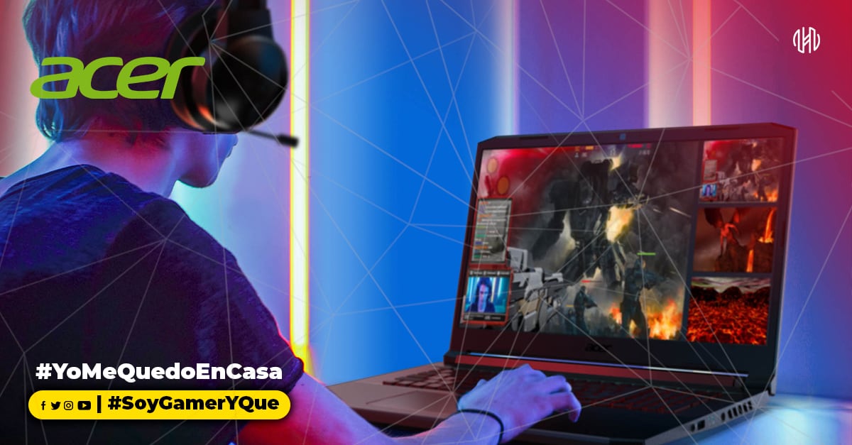 Acer, Videojuegos, Gamers, Cuarentena, Nitro 5, Laptop, Tecnologia,