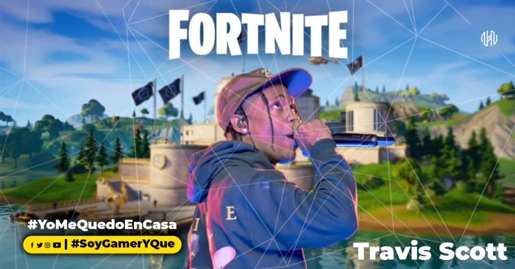 Travis Scott, Conierto, Fortnite, Gamers, Videojuego,