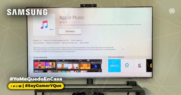 Samsung ahora ofrece Apple Music en sus televisores inteligentes