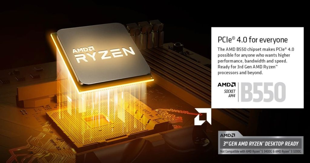 motherboad AMD B550-Ryzen-TeHangarau