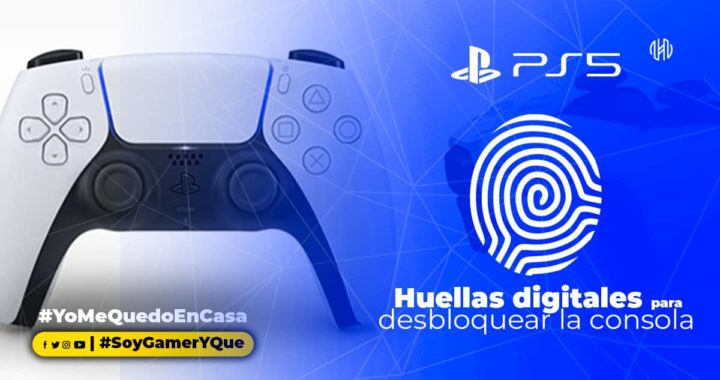 DualSense de PS5 tendría un sensor de huellas digitales para desbloquear la consola