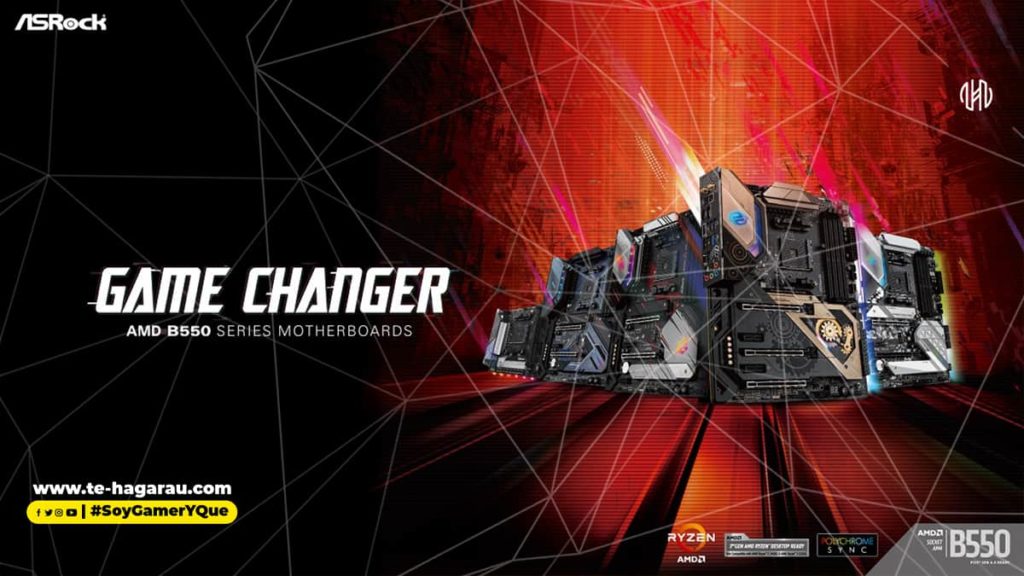 motherboad AMD B550-Ryzen-TeHangarau