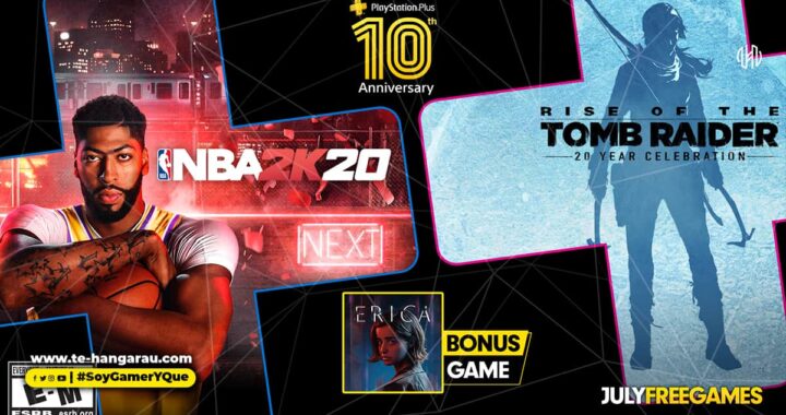 Anuncian los juegos gratis de PlayStation Plus para julio con una celebración de aniversario