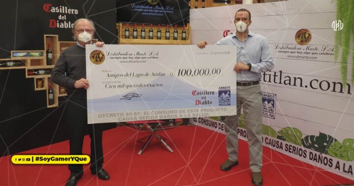 Distribuidora Marte, S.A. realiza donación por Q100,000.00 a la Asociación Amigos del Lago de Atitlán