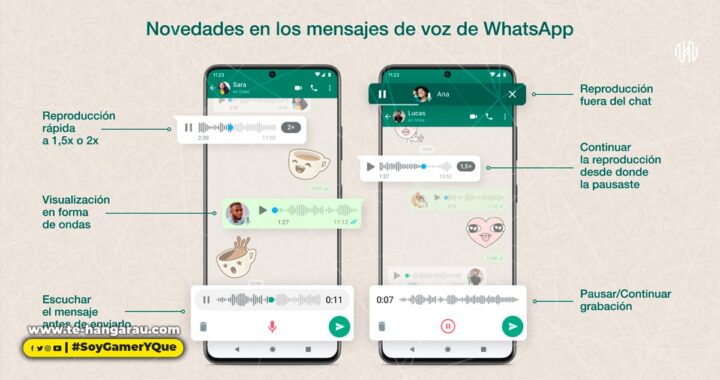 WhatsApp anuncia su mejor en Mensajería de voz