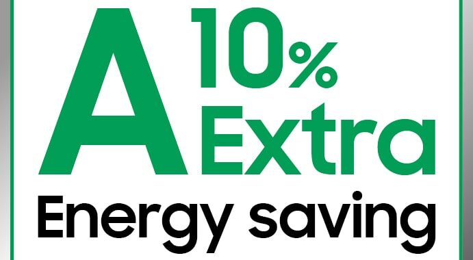 Samsung eleva el ahorro de energía  al sumar 10% de ahorro al estándar de eficiencia más alto