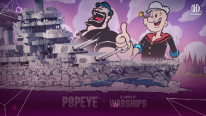 os beneficios de la primera colaboración del juego con el icónico personaje Popeye el Marino se destinarán a la organización benéfica para la conservación de los océanos y los veteranos de FORCE BLUE