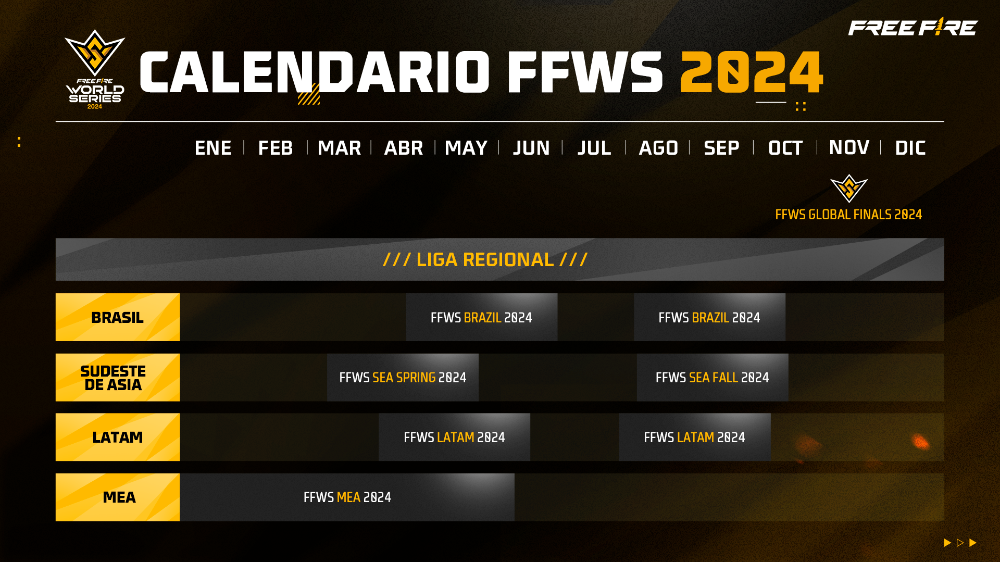 Free Fire calendario